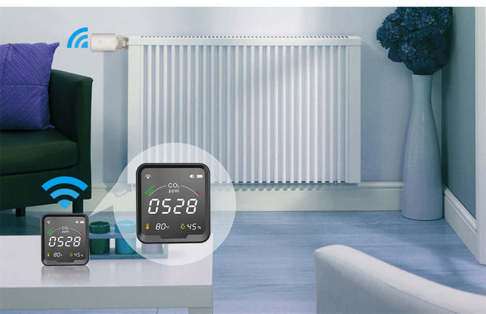 LED Smart Home Sensor – WiFi Temperature Monitoring