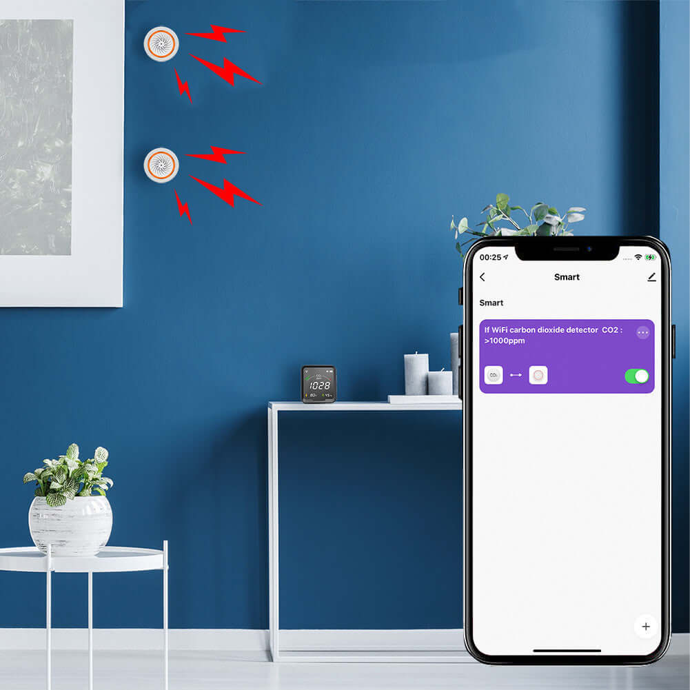 LED Smart Home Sensor – WiFi Temperature Monitoring