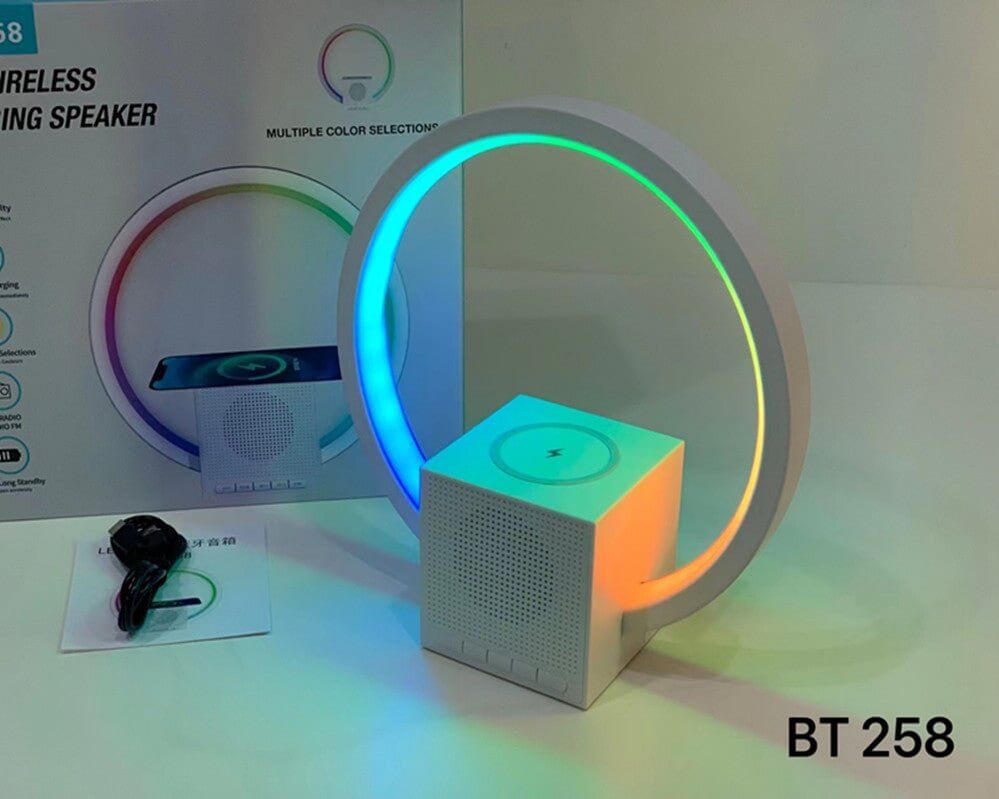 Smart Ambience Light Speaker – Wireless Charging - DomoHive Store