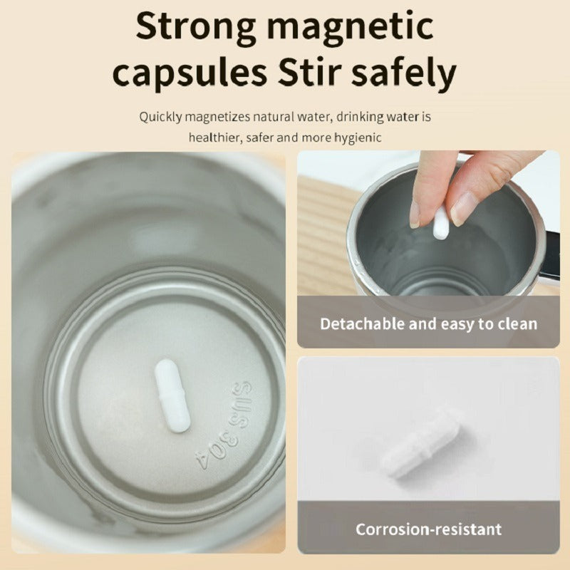 Self-Stirring Coffee Cup – Automatic Mixing