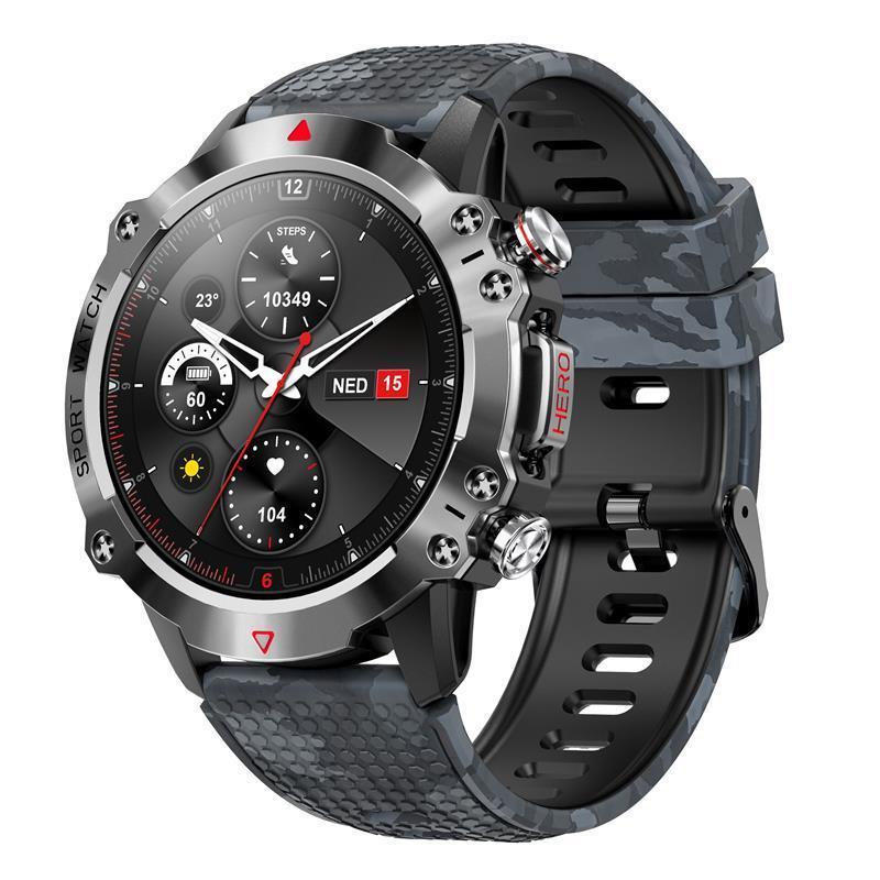 Outdoor Smart Watch – Waterproof Heart Rate Monitoring