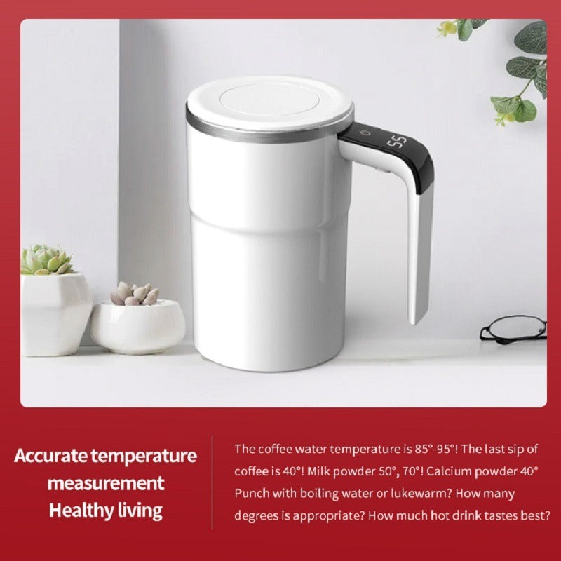Self-Stirring Coffee Cup – Automatic Mixing