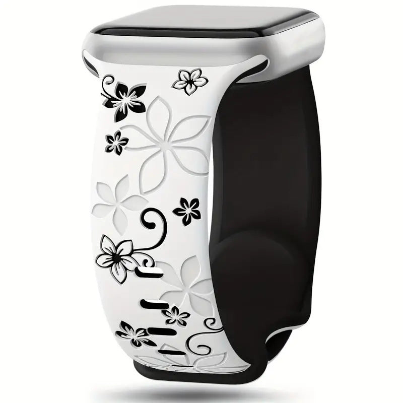 Two-Tone Silicone Strap – Stylish Versatility