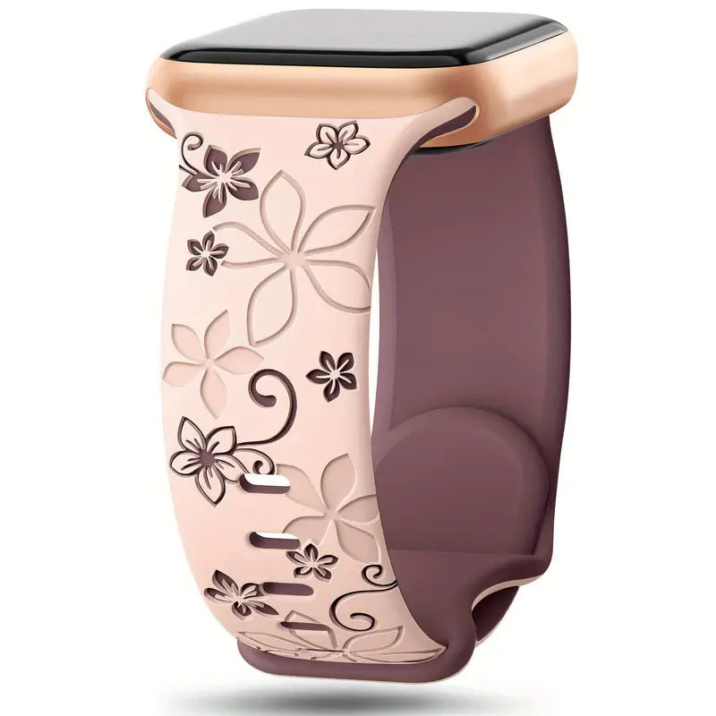Two-Tone Silicone Strap – Stylish Versatility