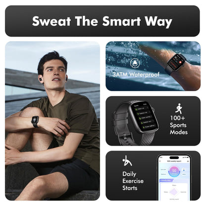 Smart Watch Bluetooth – HD Screen & Waterproof