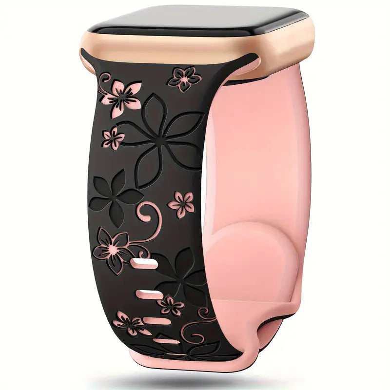 Two-Tone Silicone Strap – Stylish Versatility