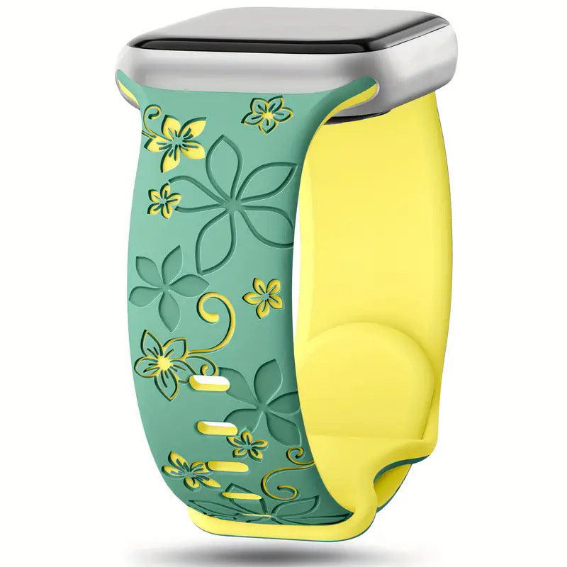 Two-Tone Silicone Strap – Stylish Versatility