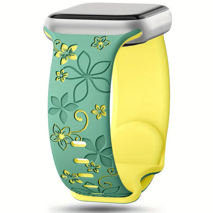 Two-Tone Silicone Strap – Stylish Versatility