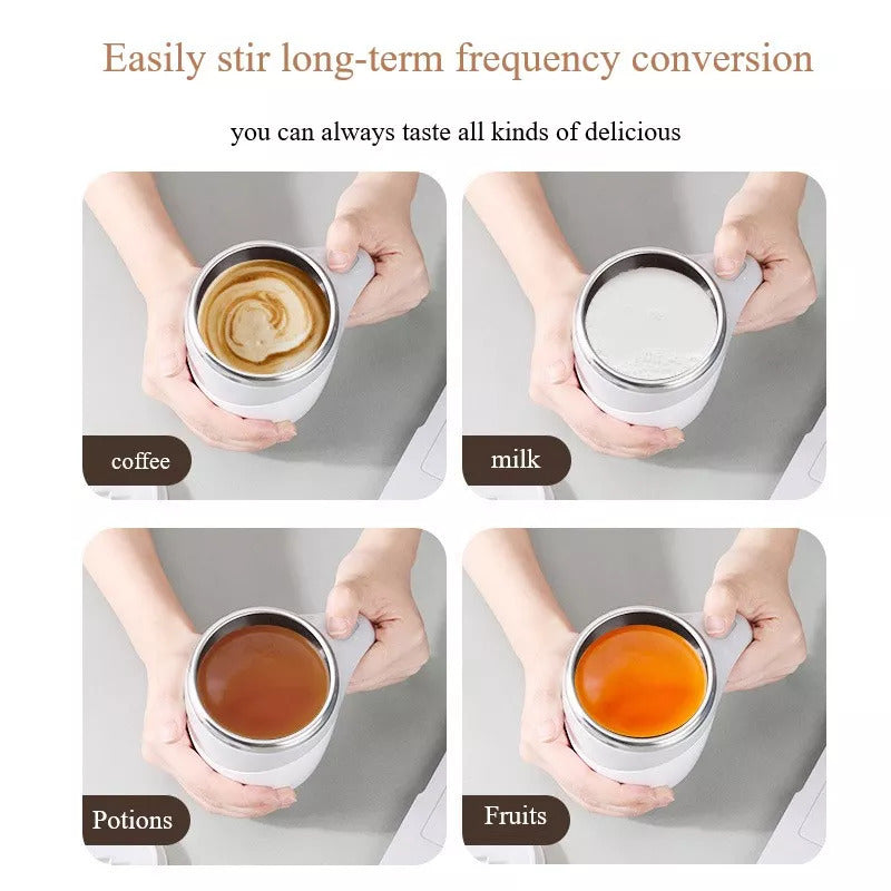 Automatic Stirring Coffee Cup – Effortless Mixing