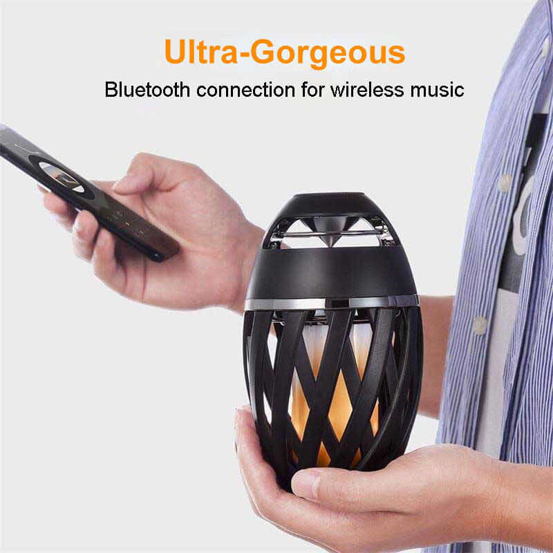 LED Flame Speaker – Ambient Lighting