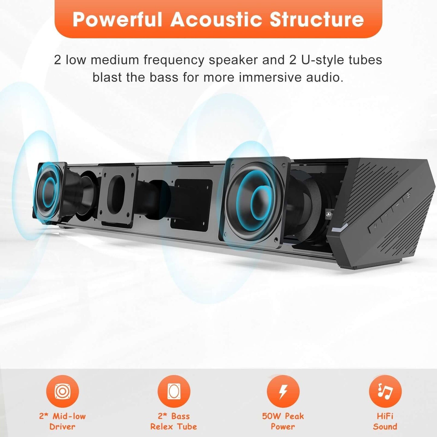 Echo Wireless Soundbar – High Power Audio