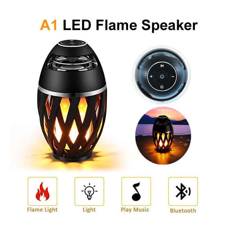 LED Flame Speaker – Ambient Lighting