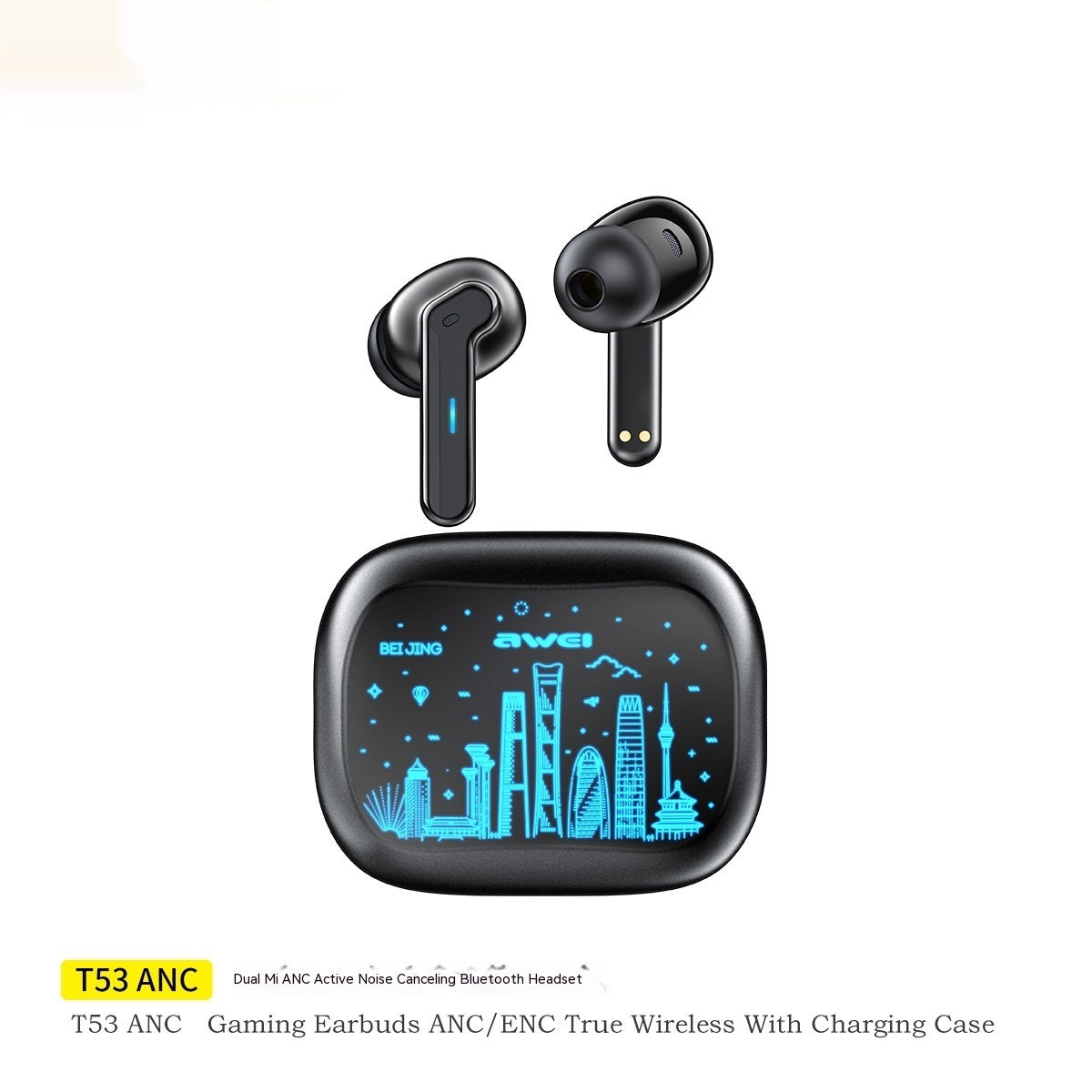 AWEI T53ANC Headset – Active Noise Reduction