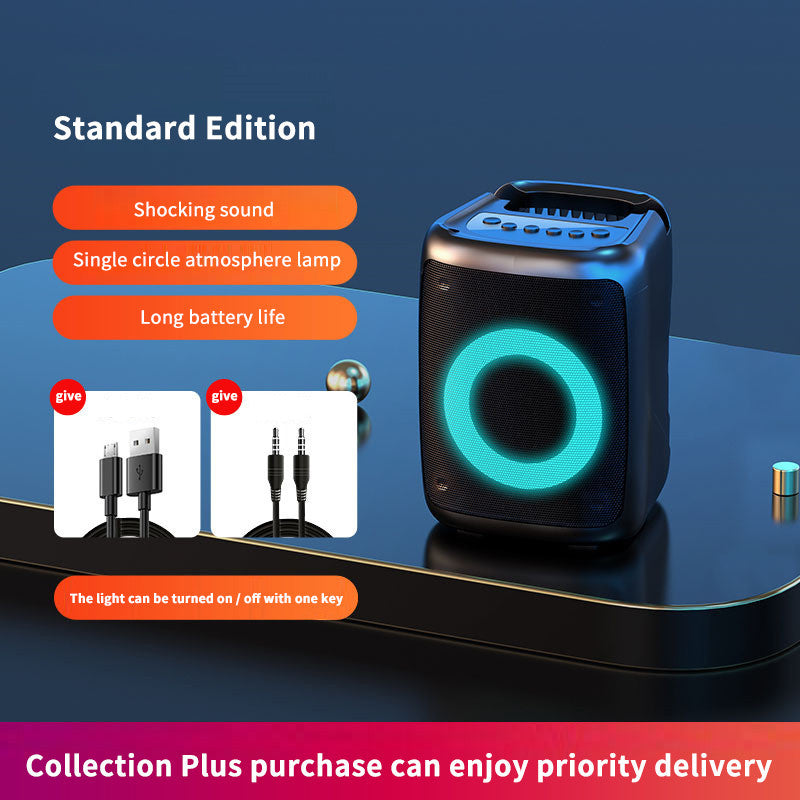 Home Bluetooth Subwoofer Speaker – Lightweight Design