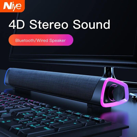 4D Bluetooth Speaker Bar – High-Quality Stereo Sound