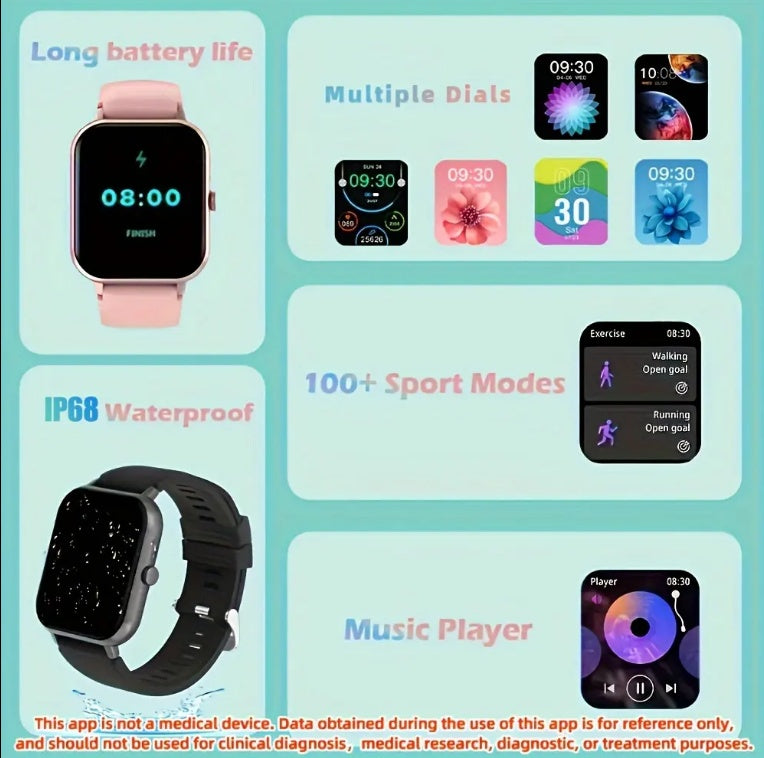 ZL54CJ Smartwatch – Waterproof Fitness Tracker