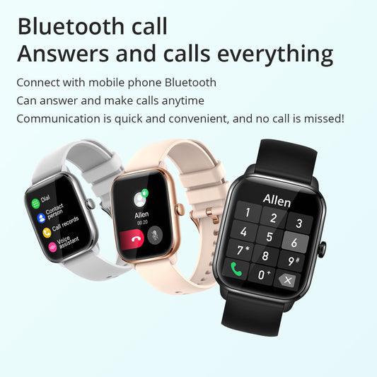 Heart Rate Smartwatch – Full Screen Display