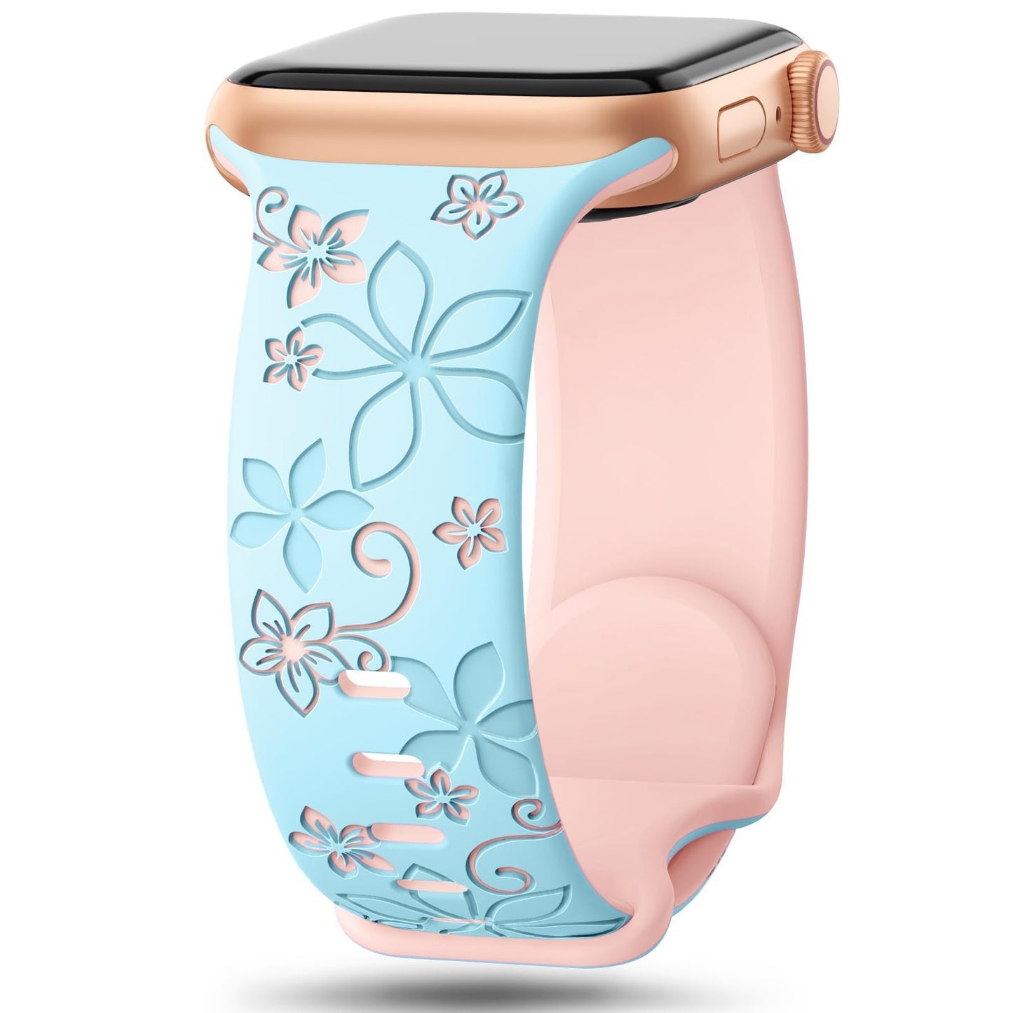Two-Tone Silicone Strap – Stylish Versatility