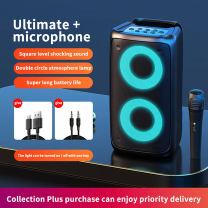 Home Bluetooth Subwoofer Speaker – Lightweight Design