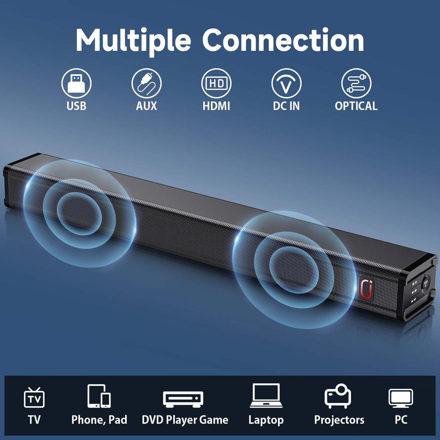 JYX H7 Soundbar – Immersive 3D Audio