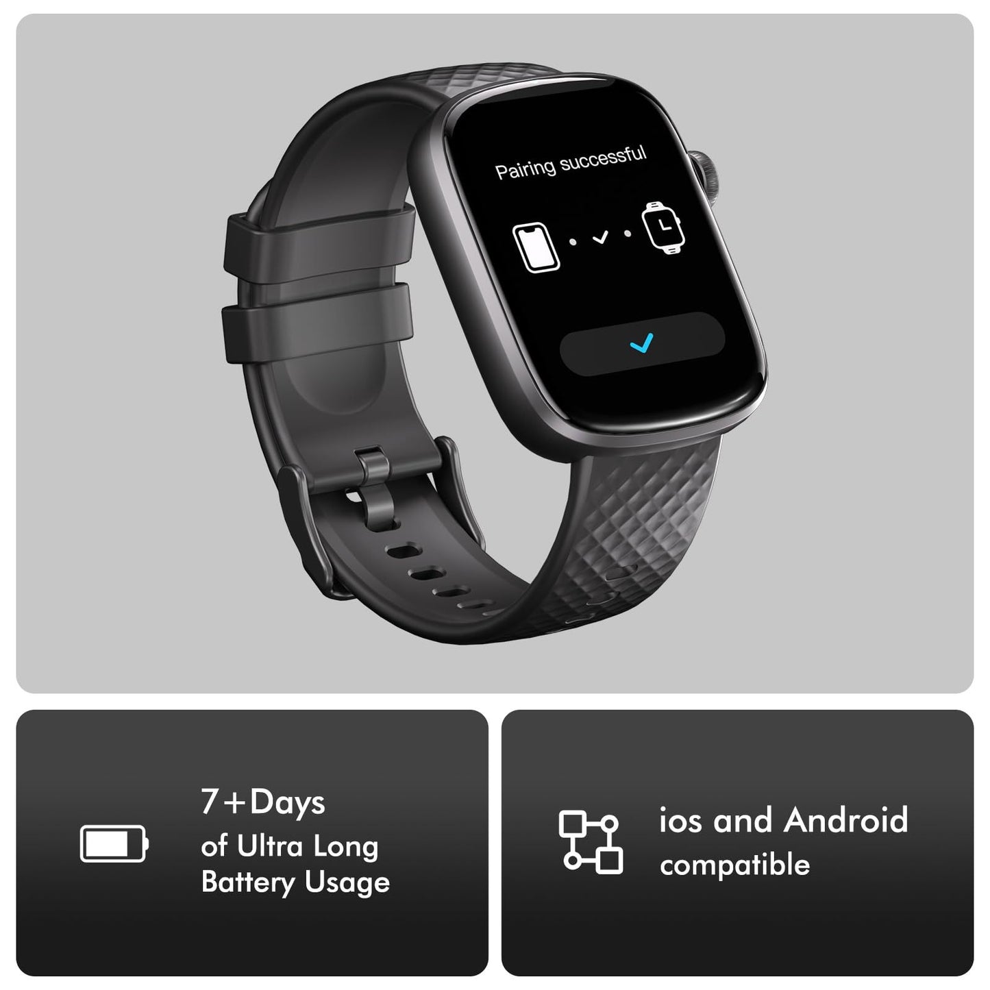 Smart Watch Bluetooth – HD Screen & Waterproof