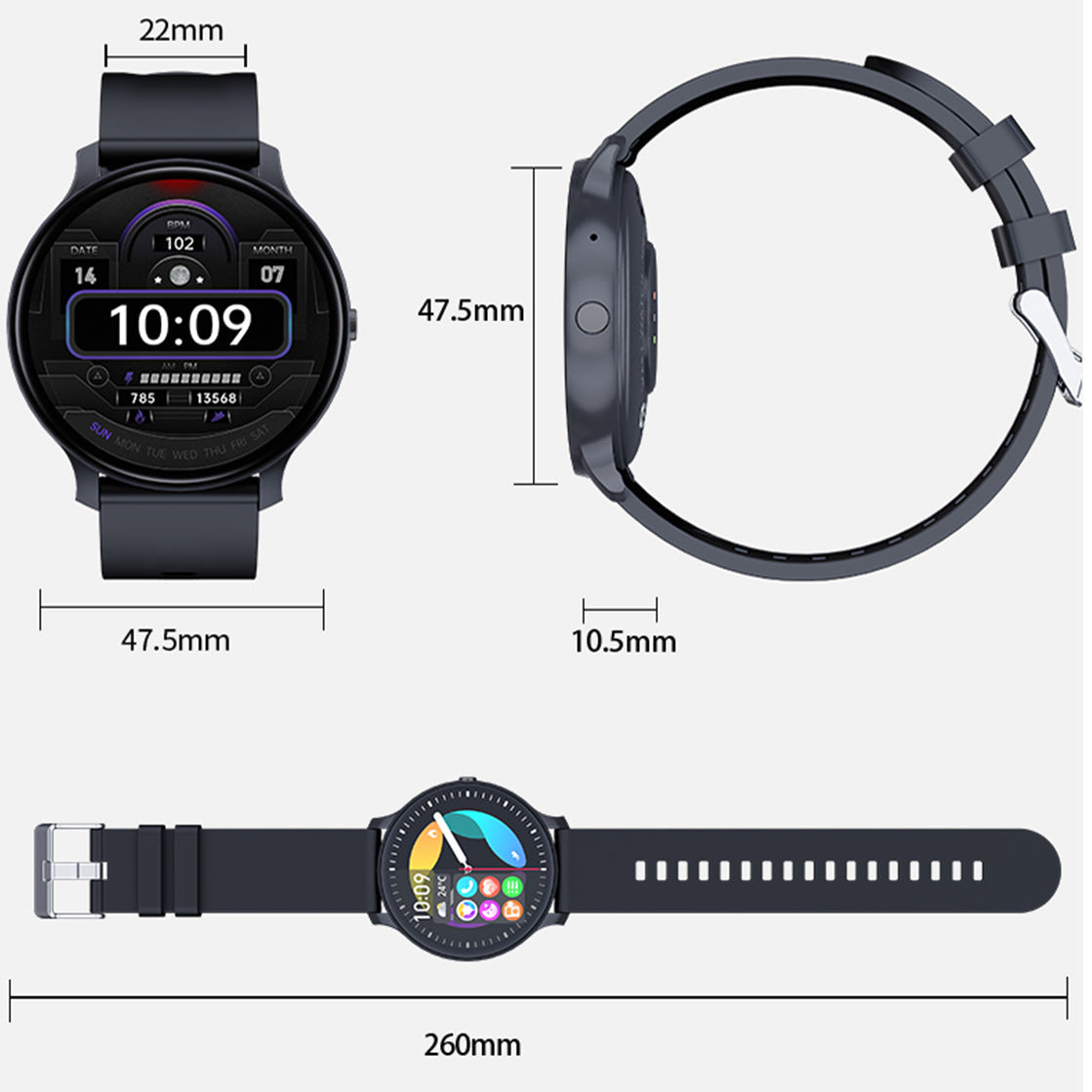 X27 Smart Watch – Health Monitoring