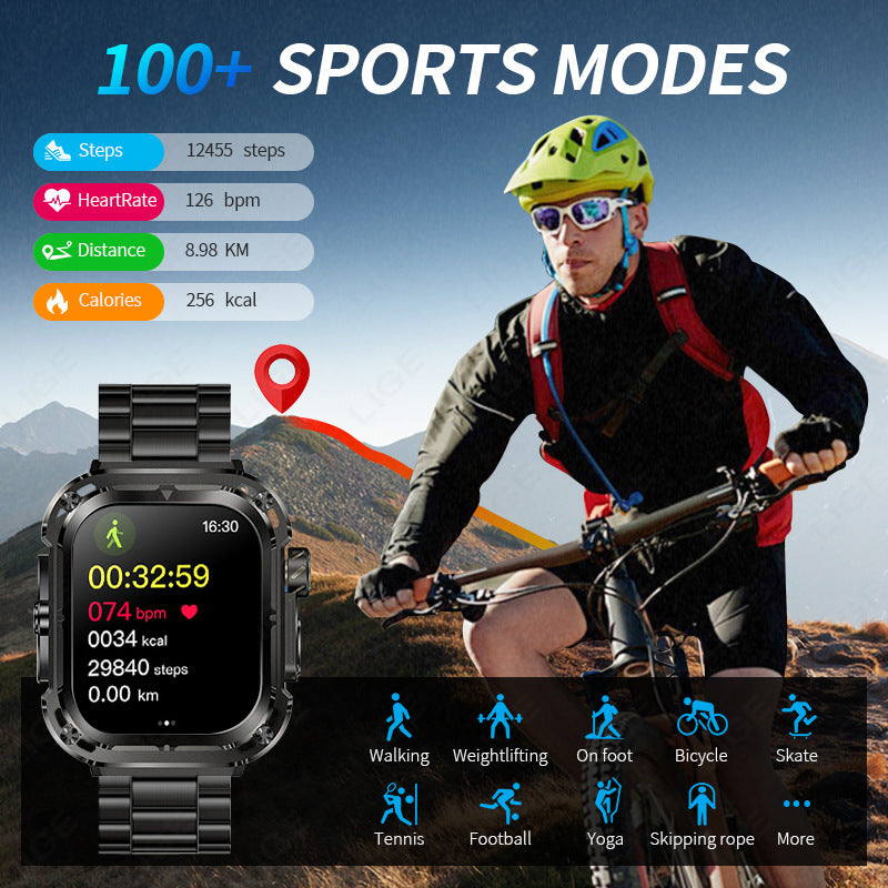 SmartHealth Outdoor Watch – Large Screen Monitoring