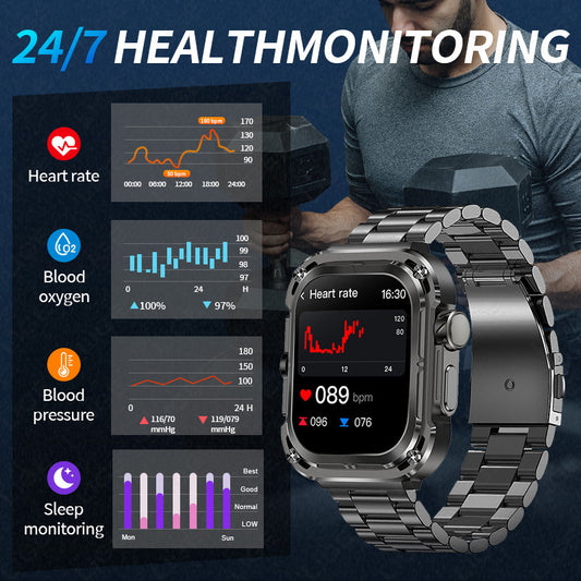 SmartHealth Outdoor Watch – Large Screen Monitoring