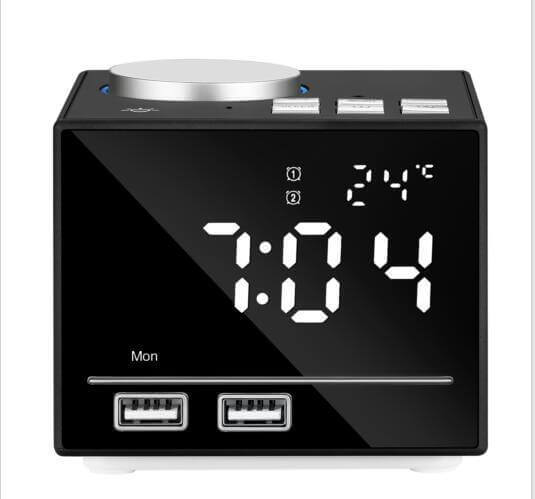 Bluetooth Alarm Clock – Colorful Design - DomoHive Store