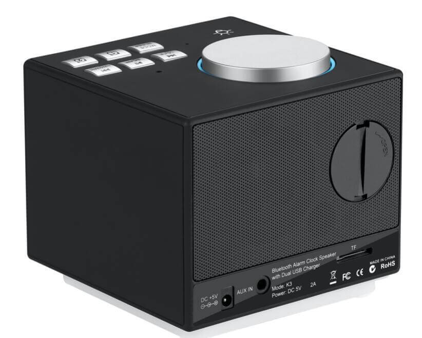 Bluetooth Alarm Clock – Colorful Design - DomoHive Store
