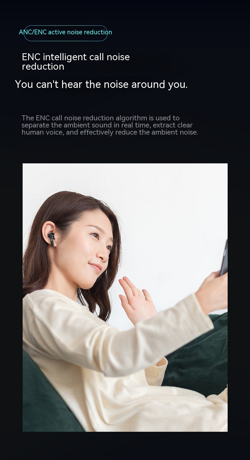 AWEI T53ANC Headset – Active Noise Reduction