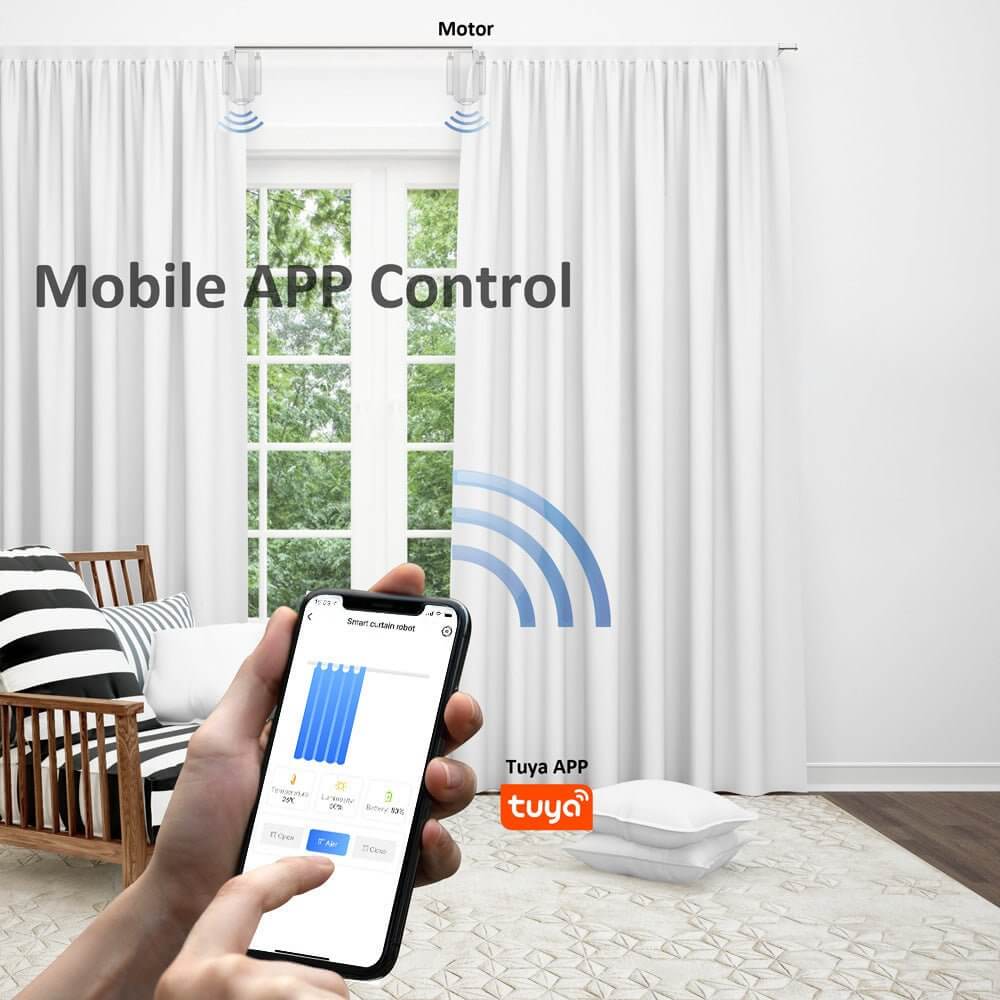 Curtains Bluetooth Automatic Control – Smart Home Convenience - DomoHive Store