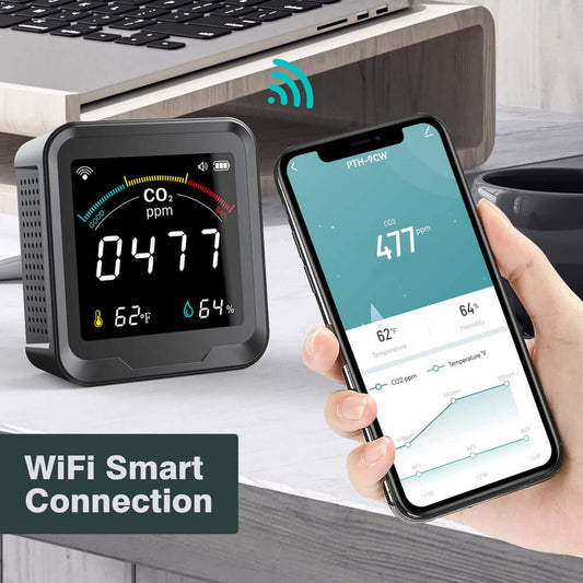 LED Smart Home Sensor – WiFi Temperature Monitoring