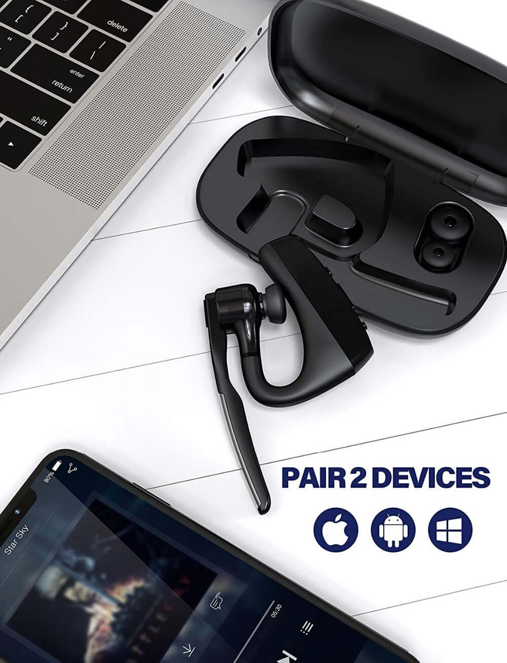 Bluetooth Headset 5.1 – Noise Reduction