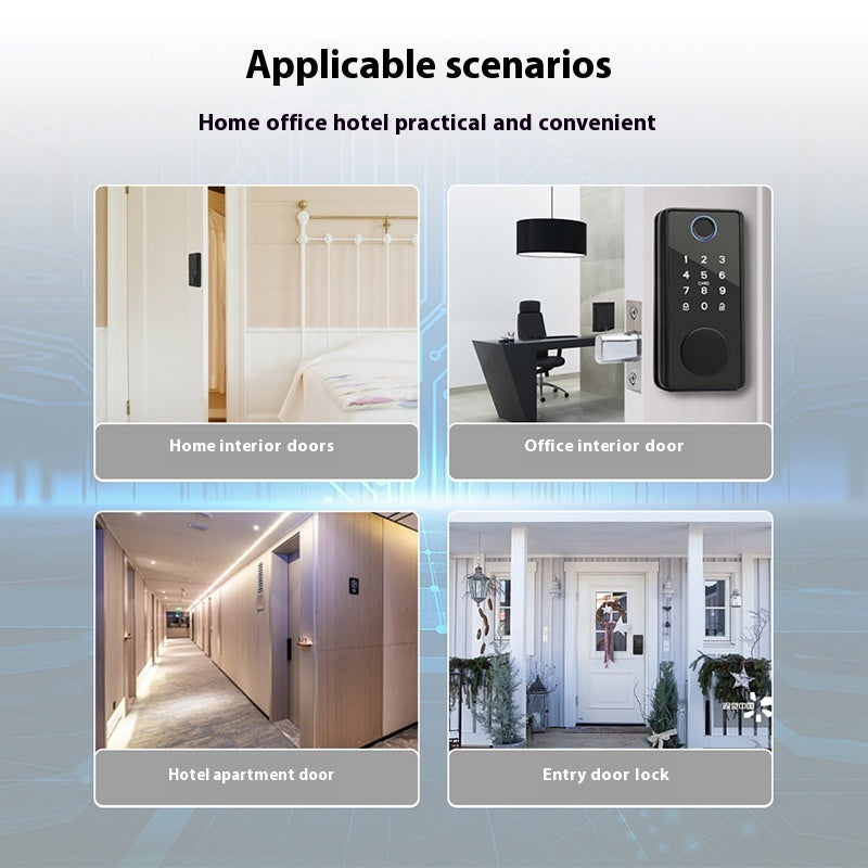 Graffiti Smart Door Lock – Fingerprint Access