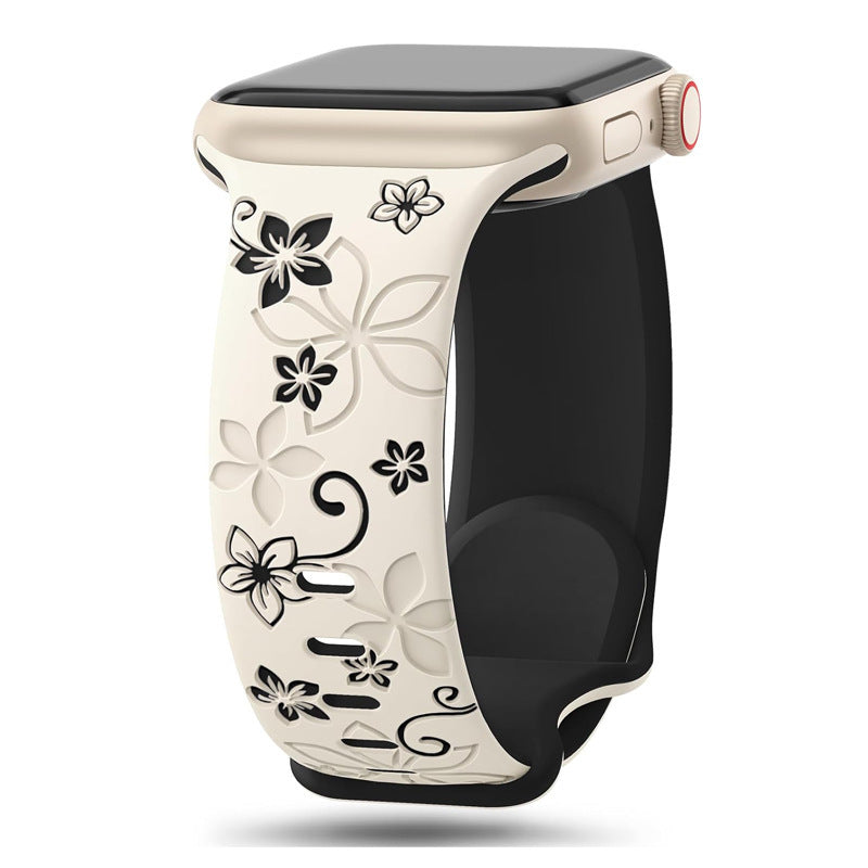 Two-Tone Silicone Strap – Stylish Versatility