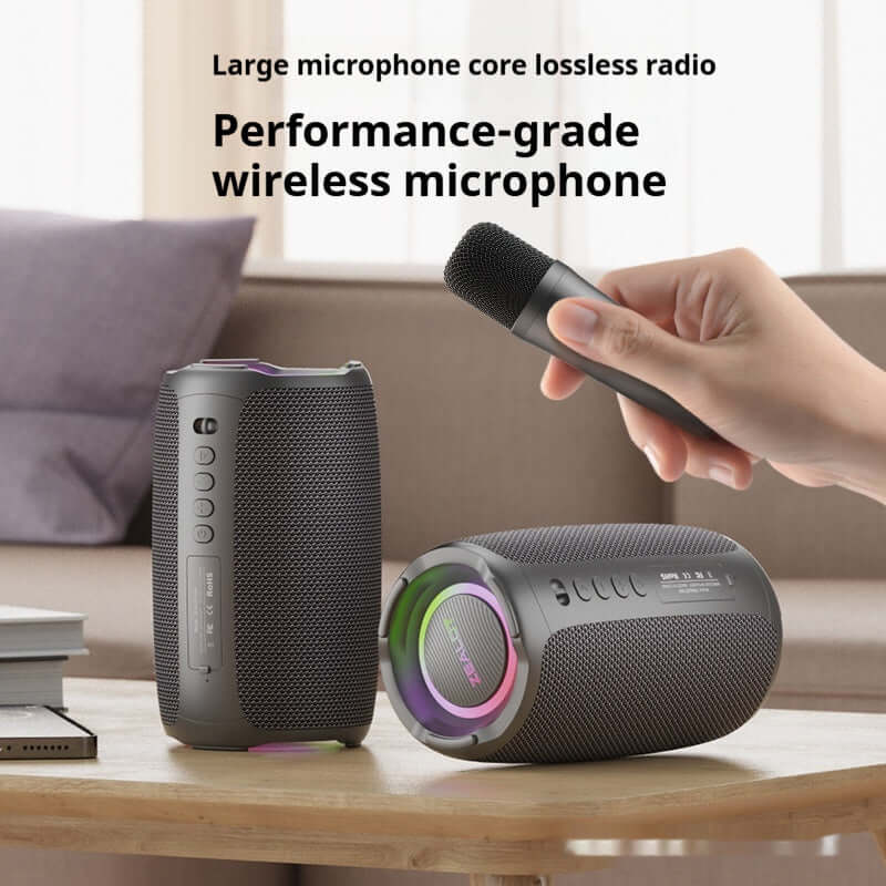 Portable Bluetooth Speaker – Wireless Karaoke Function