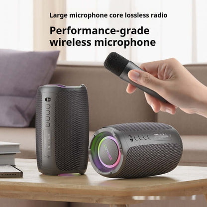 Portable Bluetooth Speaker – Wireless Karaoke Function