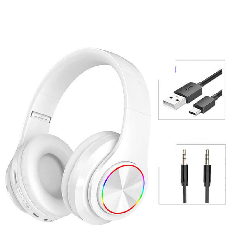 LED Wireless Gaming Headphones – Colorful Breathing Lights - DomoHive Store