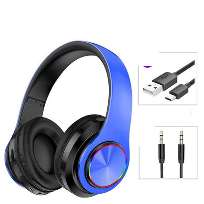 LED Wireless Gaming Headphones – Colorful Breathing Lights - DomoHive Store