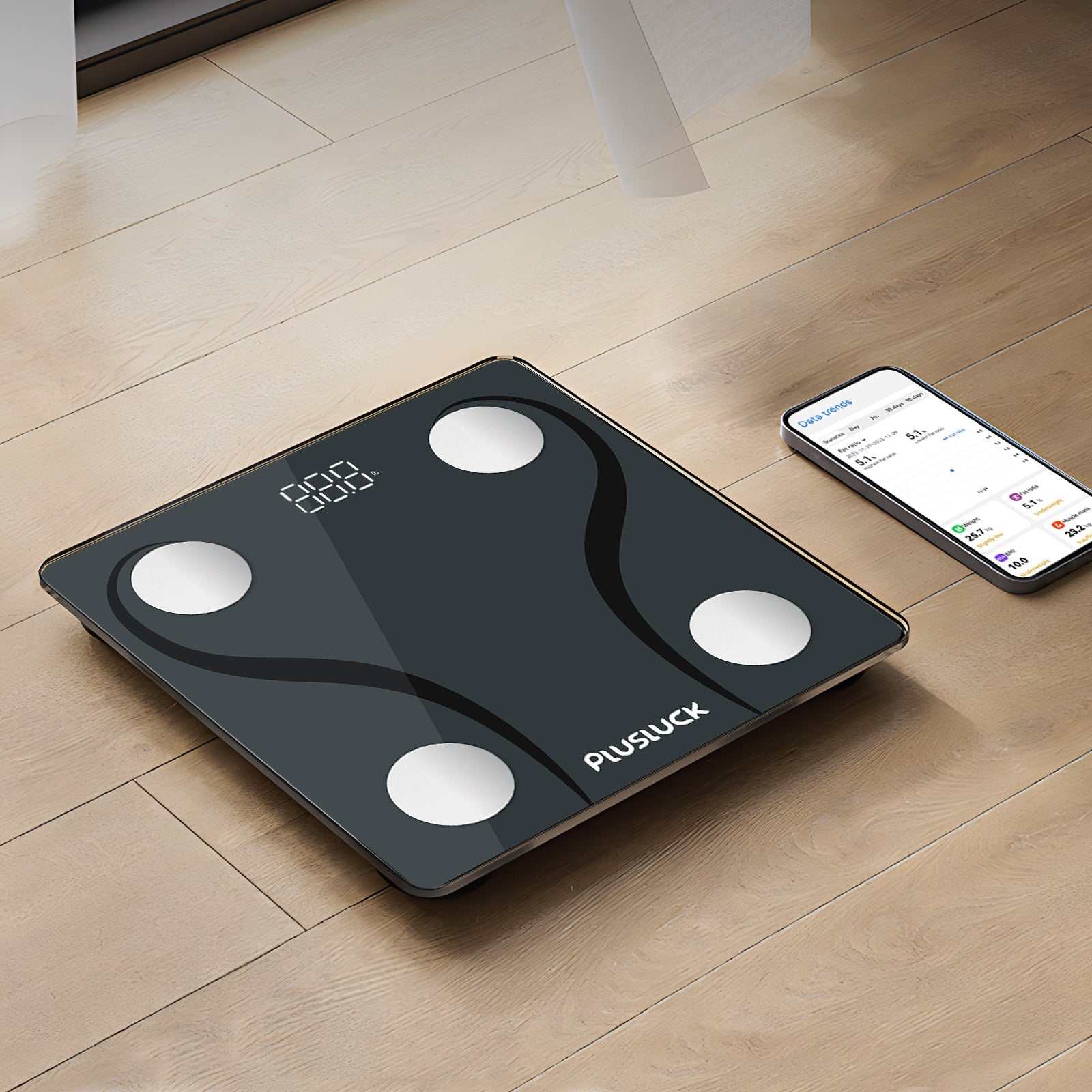 Plusluck Smart Scale – Bluetooth Body Analysis - DomoHive Store