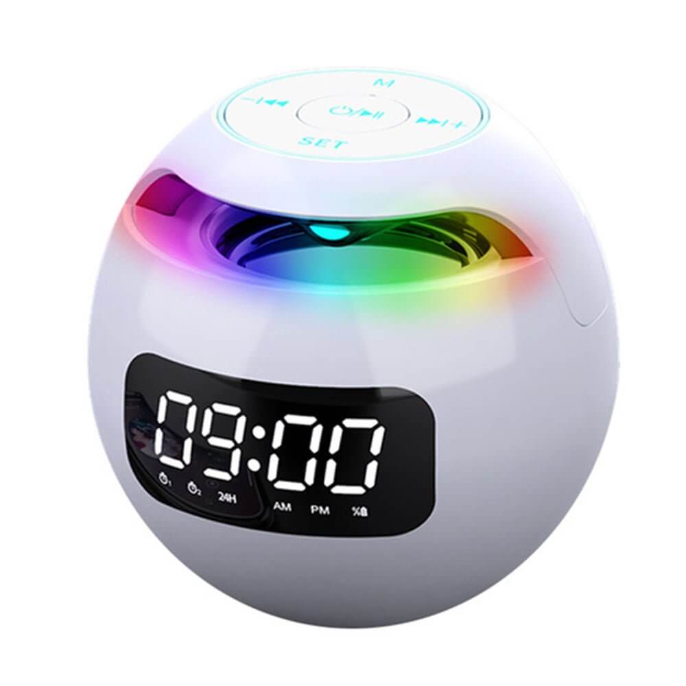 Portable Wireless Alarm Clock – Bluetooth Speaker Functionality - DomoHive Store