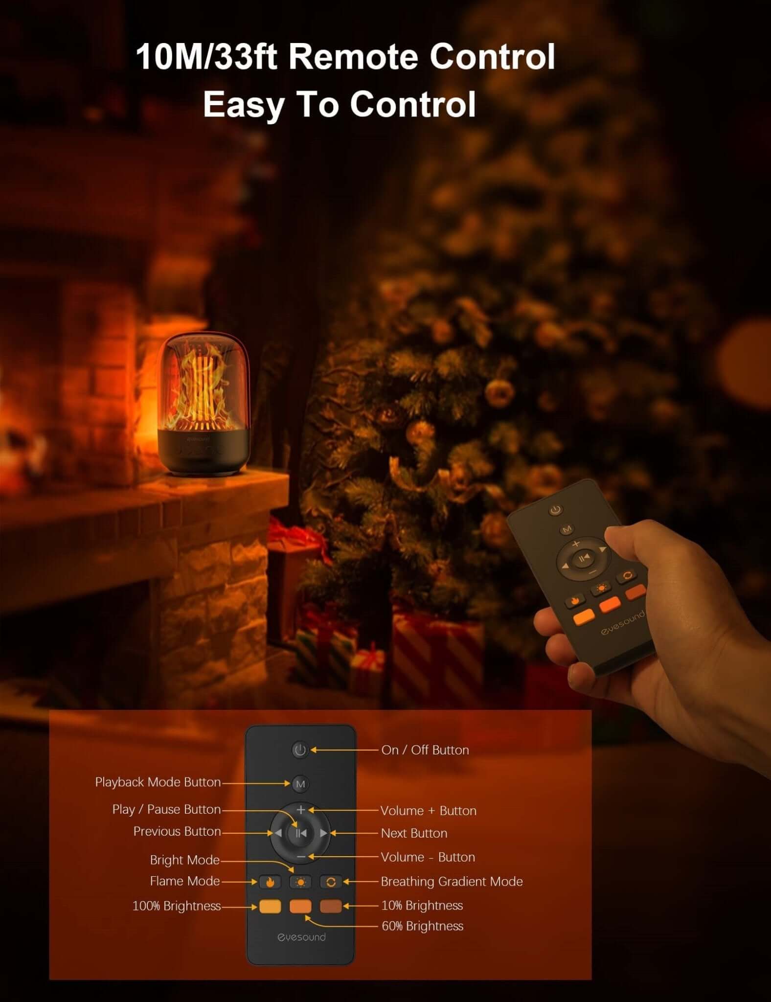 Smart LED Bluetooth Speaker – Colorful Atmosphere Light - DomoHive Store