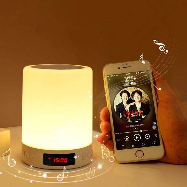 Smart Music Speaker – Touch Control Night Light - DomoHive Store