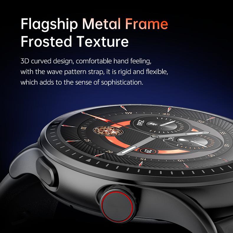 SmartFit Round Smartwatch – 3ATM Waterproof - DomoHive Store