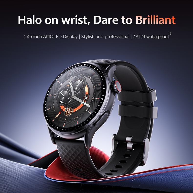 SmartFit Round Smartwatch – 3ATM Waterproof - DomoHive Store