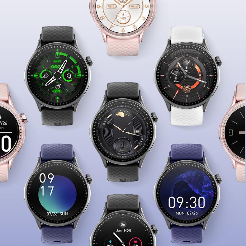 SmartFit Round Smartwatch – 3ATM Waterproof - DomoHive Store