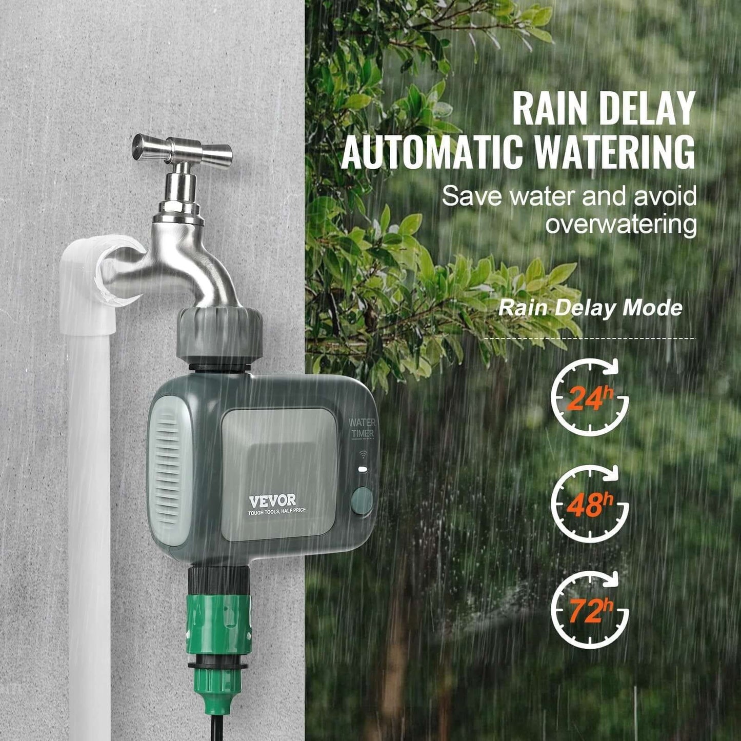 VEVOR WiFi Sprinkler Timer – Smart App Control - DomoHive Store