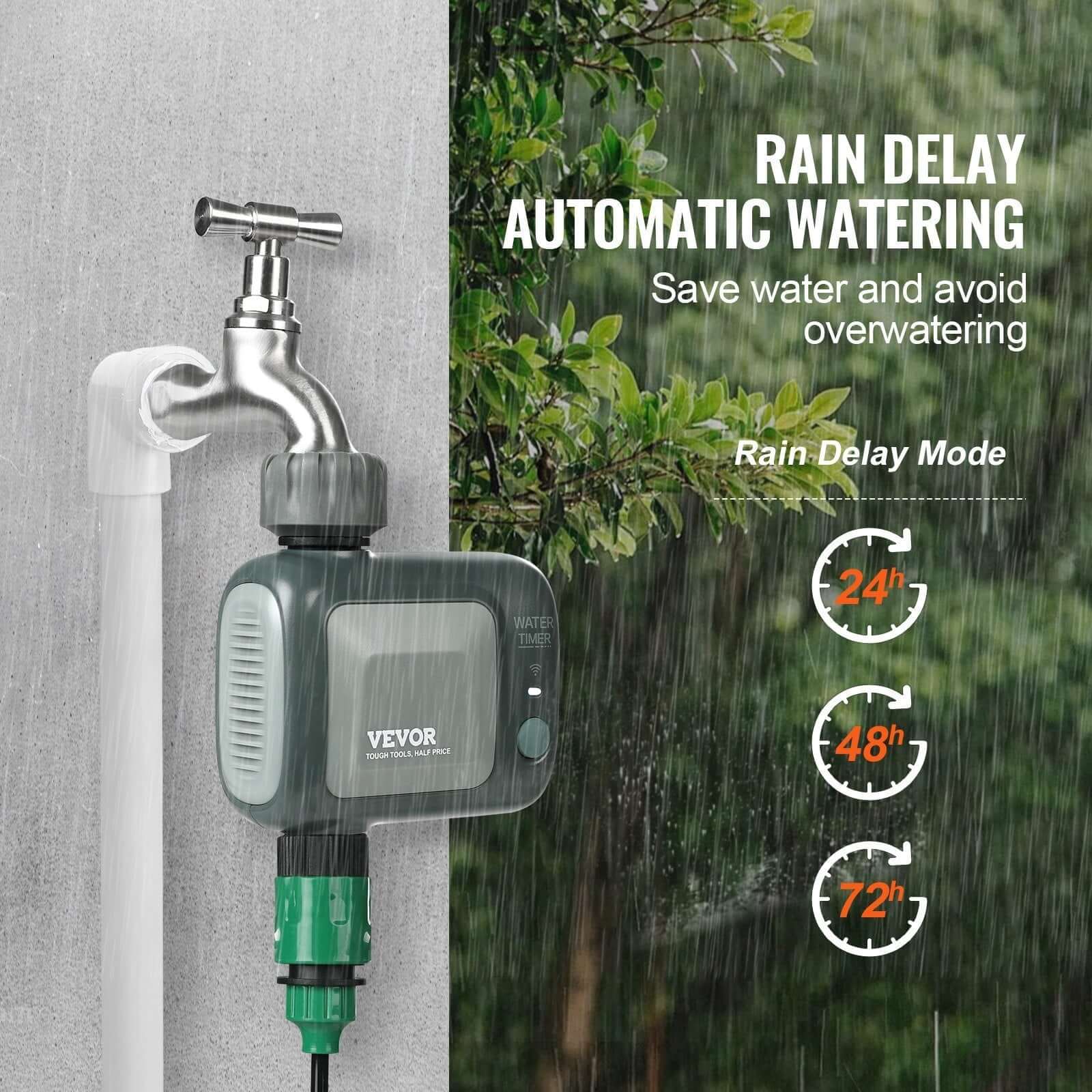 VEVOR WiFi Sprinkler Timer – Smart App Control - DomoHive Store