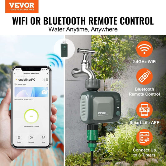 VEVOR WiFi Sprinkler Timer – Smart App Control - DomoHive Store